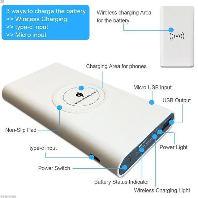 Bata Powerbank Vintage Biru