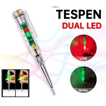 Obeng Tespen Listrik LED - Alat Deteksi Kabel Putus