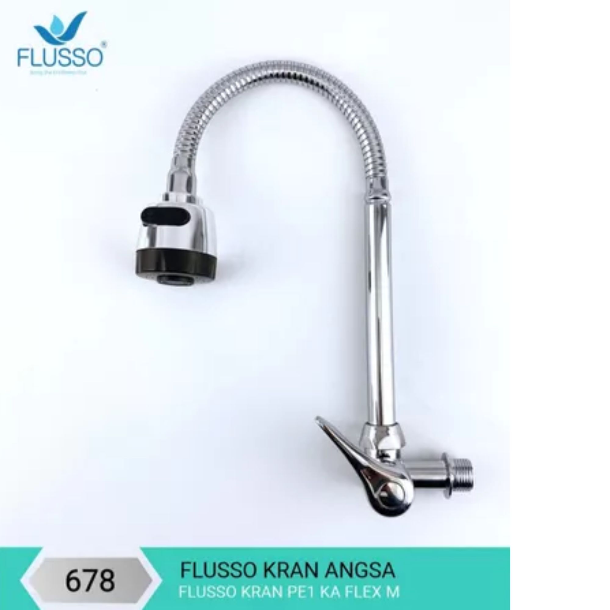 KRAN WASATAFEL FLUSSO TYPE 678 2IN1