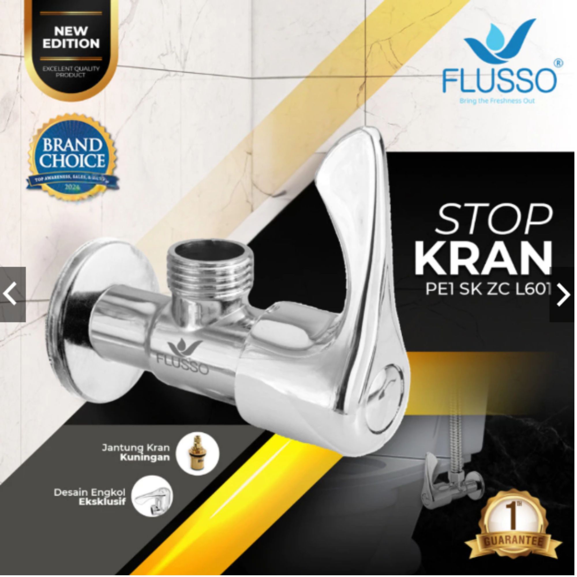 KRAN AIR / STOP KRAN 1/2 TYPE 593 FLUSSO