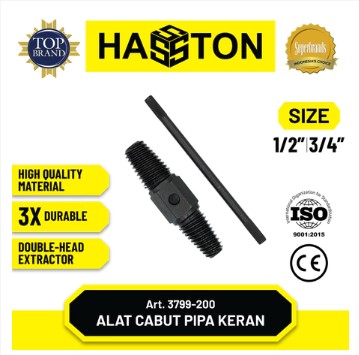 Alat Cabut Pipa Keran 1/2\" - 3/4\" / Pipe Extractor HASSTON