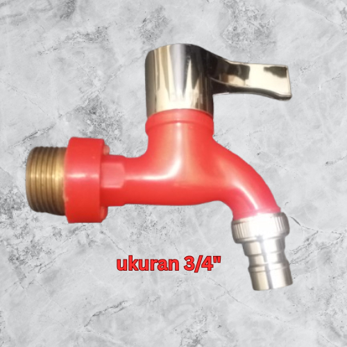 Kran Air PVC Kuningan - Keran PVC Air Kuningan